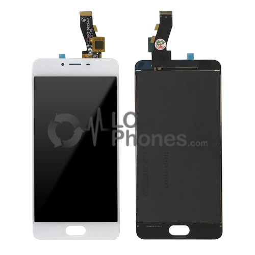 Meizu M3S - Full Front LCD Digitizer White