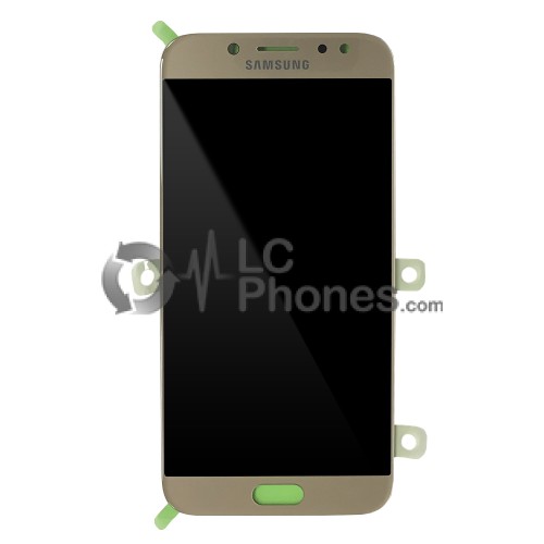 Samsung Galaxy J7 2017 J730 / J7 Pro - Full Front LCD Digitizer Gold < Service Pack >