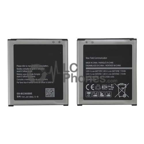 Samsung Galaxy Core Prime G360 G361 / J2 2015 J200 - Battery EB-BG360BBE 2000mAh 7.7Wh