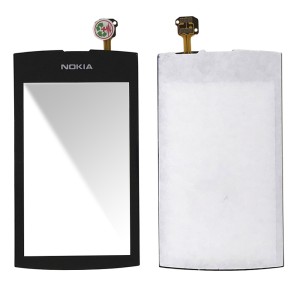 Nokia Asha 306 - Front Glass Digitizer Black