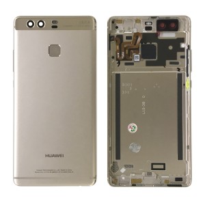 Huawei Ascend P9 - Back Housing with Fingerprint Sensor Flex Gold