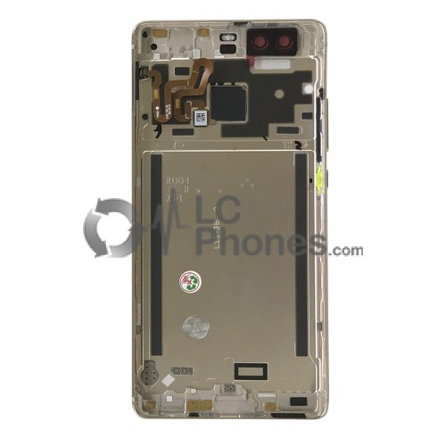 Huawei Ascend P9 - Back Housing with Fingerprint Sensor Flex Gold