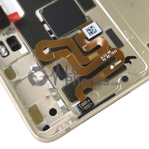 Huawei Ascend P9 - Back Housing with Fingerprint Sensor Flex Gold