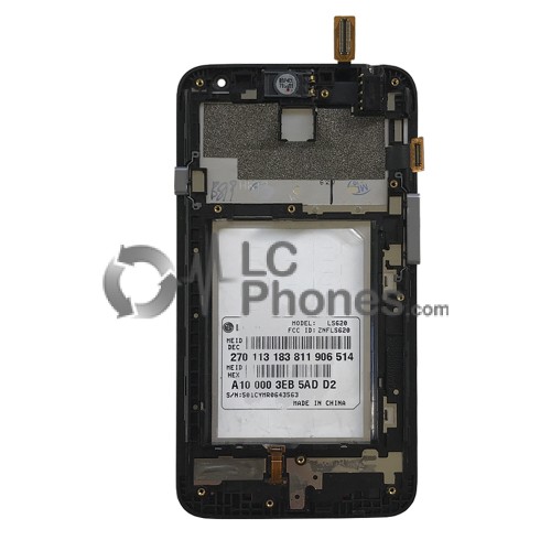 LG L70 D325 - Full Front LCD Digitizer with frame Black