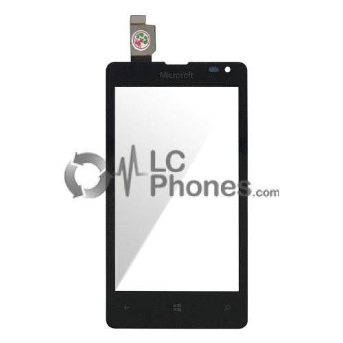 Nokia Lumia 532 - Front Glass Digitizer Black