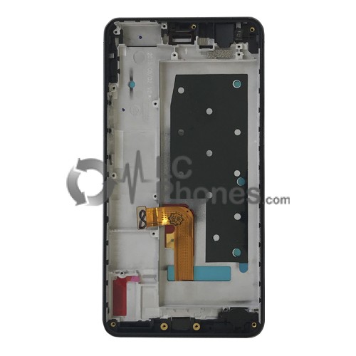 Huawei Honor 6 Plus - Full Front LCD Digitizer with Frame Black