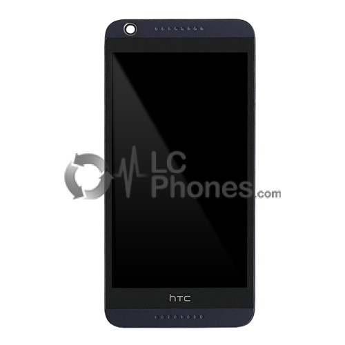 HTC Desire 626 - Full Front LCD Digitizer With Frame Blue