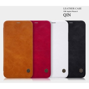 iPhone X / XS - NILLKIN Qin Leather Case