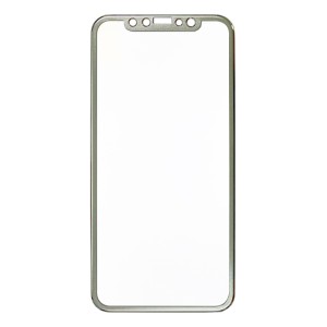 iPhone X / XS / 11 Pro  - 3D Full Arc Covered Tempered Glass Aluminium Edge Series