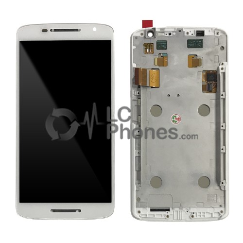 Motorola Moto X Play XT1561 XT1562 XT1563 - Full Front LCD Digitizer With Frame White