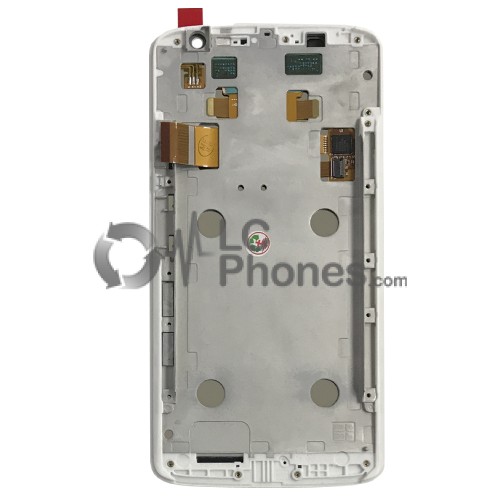 Motorola Moto X Play XT1561 XT1562 XT1563 - Full Front LCD Digitizer With Frame White