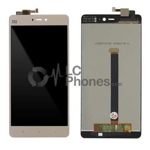 Xiaomi Mi 4S - Full Front LCD Digitizer Gold