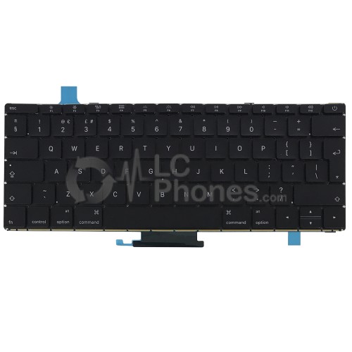 Macbook A1534 12 inch 2016 MF856 - British Keyboard UK Layout with Backlight