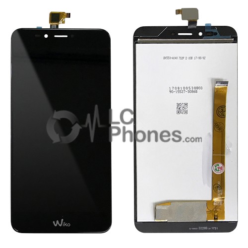 Wiko U Pulse - Full Front LCD Digitizer Black