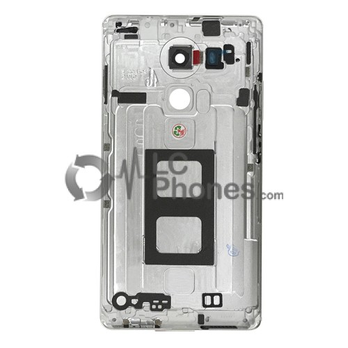 Huawei Mate 8 - Back Cover Housing with Fingerprint Sensor Flex Silver