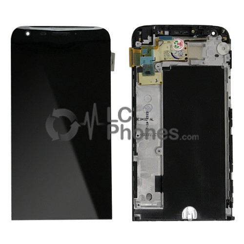 LG G5 H850 - Full Front LCD Digitizer With Frame Black