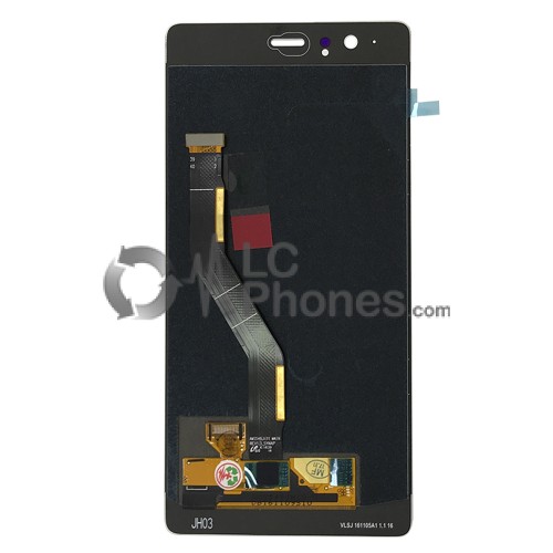 Huawei Ascend P9 Plus - Full Front LCD Digitizer with Frame White