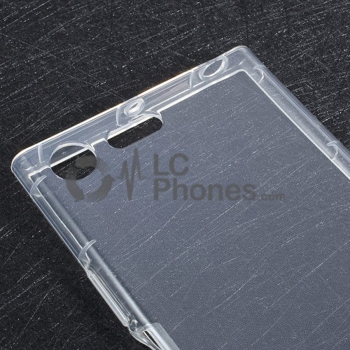 Sony Xperia XZ Premium - Drop-resistant Clear TPU Back Case Transparent