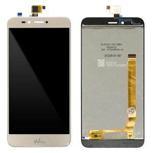 Wiko U Pulse Lite - Full Front LCD Digitizer Gold