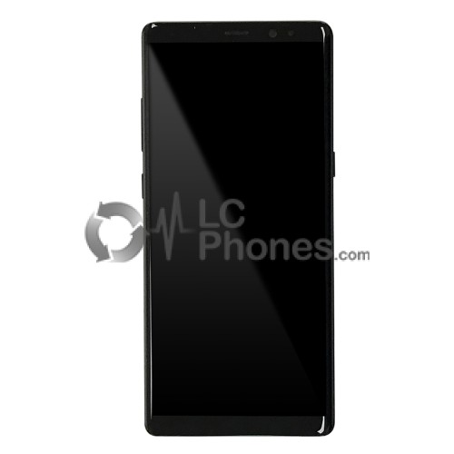 Samsung Galaxy Note 8 N950F - Full Front LCD Digitizer With Frame Black < Service Pack >