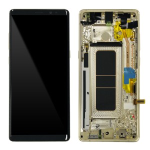 Samsung Galaxy Note 8 N950F - Full Front LCD Digitizer With Frame Gold 