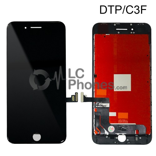 iPhone 8 Plus - LCD Digitizer (Original Remaded) Black (Comp. DTP/C3F)