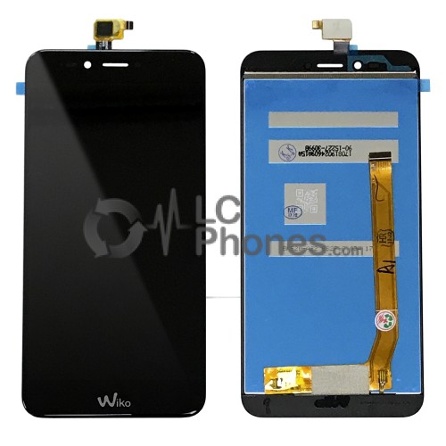 Wiko U Pulse Lite - Full Front LCD Digitizer Black