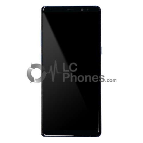 Samsung Galaxy Note 8 N950F - Full Front LCD Digitizer With Frame Deep Sea Blue < Service Pack >