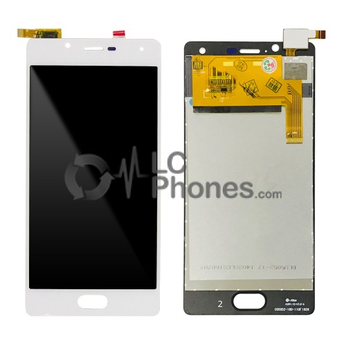 Wiko U Feel Lite - Full Front LCD Digitizer White