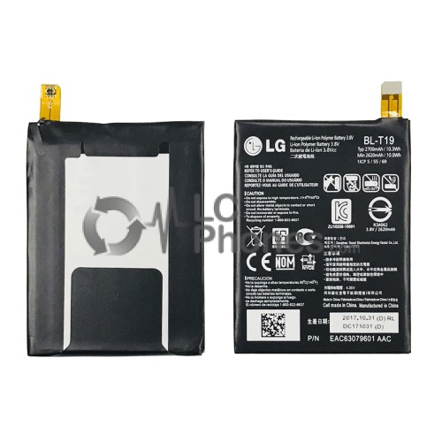 LG Nexus 5X - Battery BL-T19 2700mAh 10.3Wh