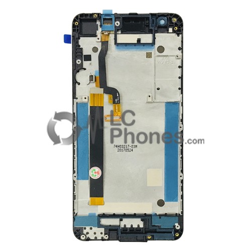 HTC Desire 825 - Full Front LCD Digitizer with Frame Black