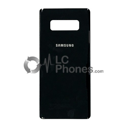 Samsung Galaxy Note 8 N950 - Battery Cover with Adhesive & Camera Lens Black