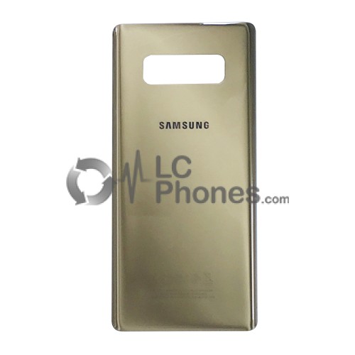 Samsung Galaxy Note 8 N950 - Battery Cover with Adhesive & Camera Lens Gold