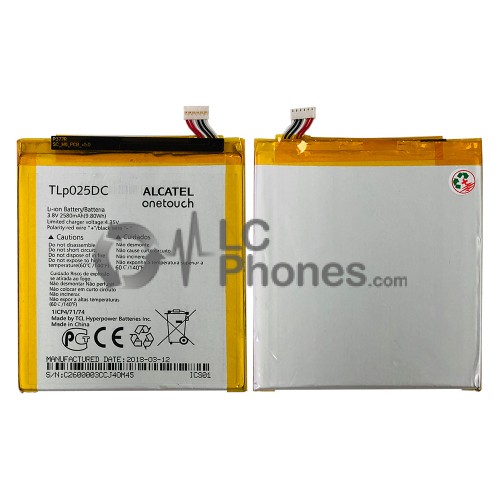 Alcatel Pixi 4 (6.0) 8050D - Battery TLp025d2 2580mAh 9.81Wh