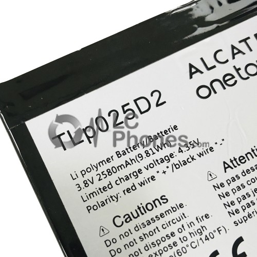 Alcatel Pixi 4 (6.0) 8050D - Battery TLp025d2 2580mAh 9.81Wh