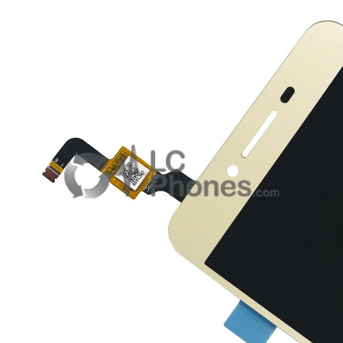 Lenovo Vibe K5 - Full Front LCD Digitizer with Frame Gold A6020a40