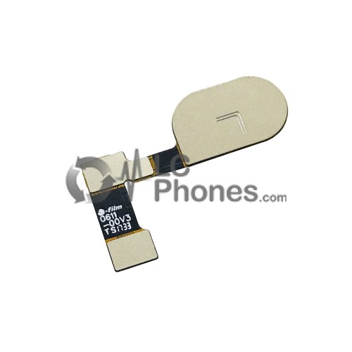 Motorola E4 Plus - Home Button Flex Cable Gold