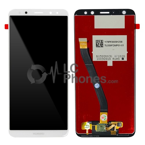 Huawei Mate 10 Lite / G10 - Full Front LCD Digitizer White (Original Remaded)