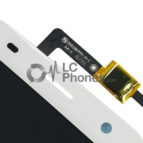 ZTE Blade V7 - Full Front LCD Digitizer White T52QUS00BV0F