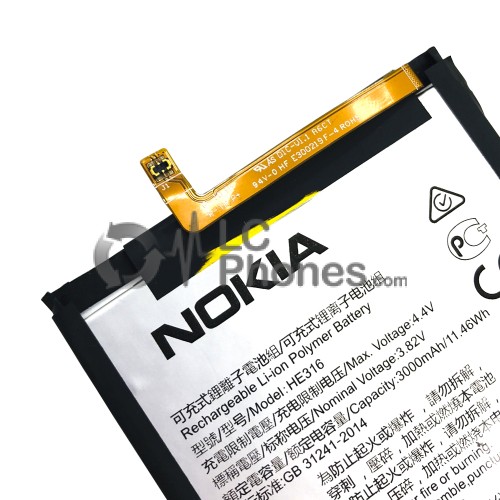 Nokia 6 TA-1021 TA-1025 TA-1033 - Battery HE316 3000mAh 11.46Wh