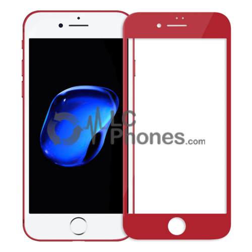 iPhone 7 Plus / 8 Plus - NillKin 3D CP+ Max Full Coverage Anti-explosion Tempered Glass Red