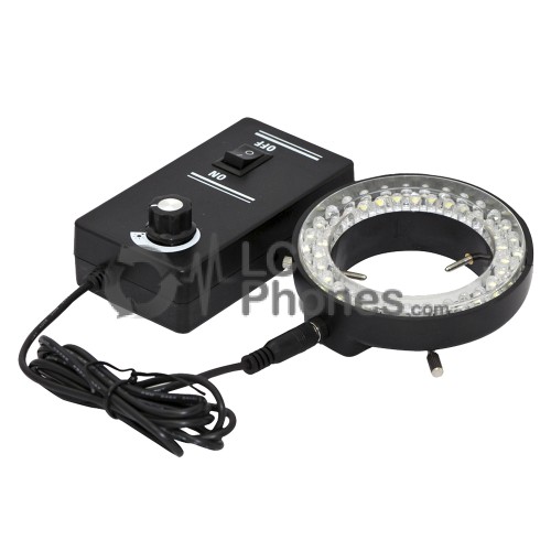 60 LED Adjustable Ring Light illuminator Lamp for STEREO ZOOM Microscope