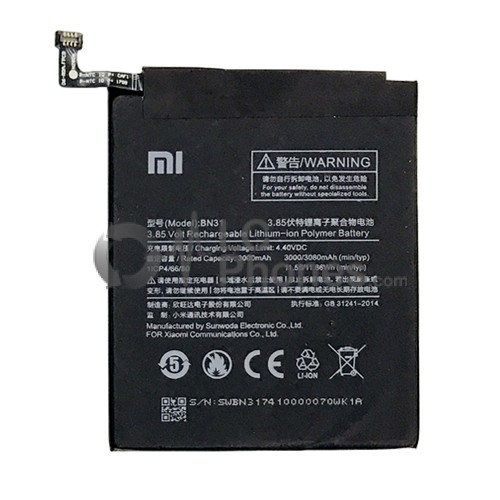 Xiaomi Mi 5X / Mi A1  / Redmi S2 / Y2 /  Redmi Note 5A / Redmi A1 220733SG - Battery BN31 3000mAh 11.55Wh