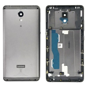 Lenovo P2 - Back Housing Cover with Camera Lens Grey