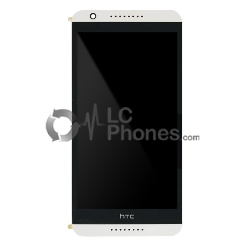 HTC Desire 820 - Full Front LCD Digitizer With Frame White