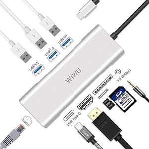 WiWU - USB Type C 6 in 1 Hub H1Plus Grey
