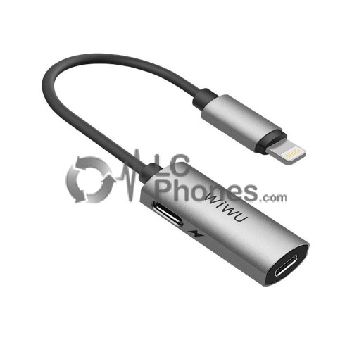 WiWU - Dual Lightning Adatper LT02 Grey