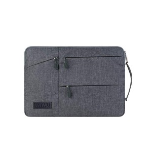 WiWU - Pocket Sleeve with Multi-Pockets for 13.3 inch Grey