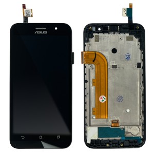 Asus Zenfone GO ZB500KL - Full Front LCD Digitizer with Frame Black