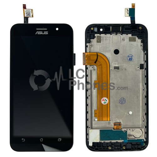 Asus Zenfone GO ZB500KL - Full Front LCD Digitizer with Frame Black